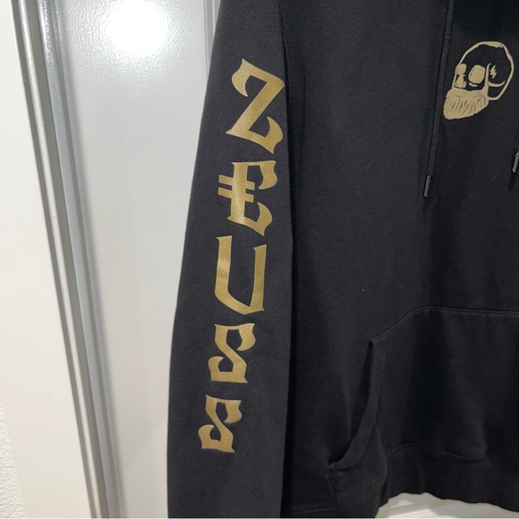 Dist-rict sweatshirt size L unisex black pullover hoodie long sleeve Zeuss world - Picture 7 of 7